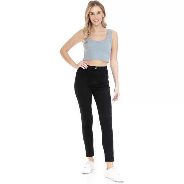 Leggings Depot Women's Stretch Pull-on Skinny Denim Look Jean Leggings 