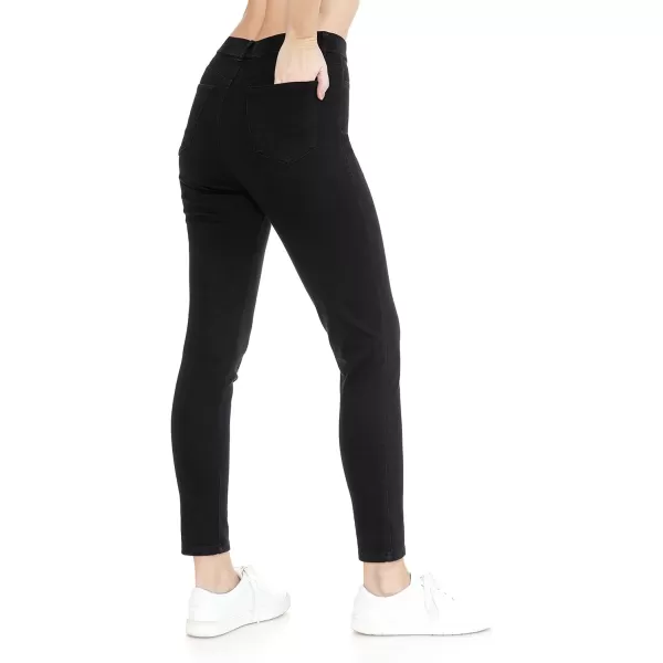 Leggings Depot Women's Stretch Pull-on Skinny Denim Look Jean Leggings 