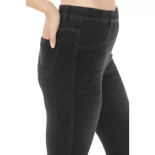 Leggings Depot Women's Stretch Pull-on Skinny Denim Look Jean Leggings 