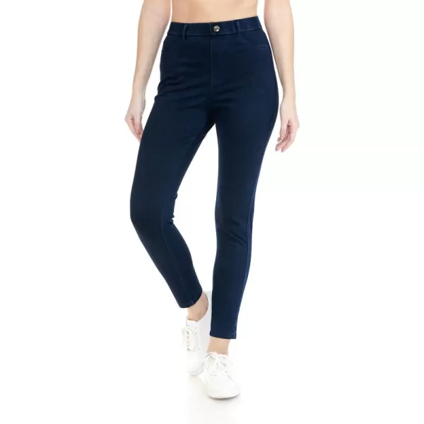 Leggings Depot Women's Stretch Pull-on Skinny Denim Look Jean Leggings 
