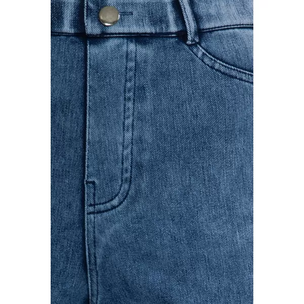 Leggings Depot Women's Stretch Pull-on Skinny Denim Look Jean Leggings 
