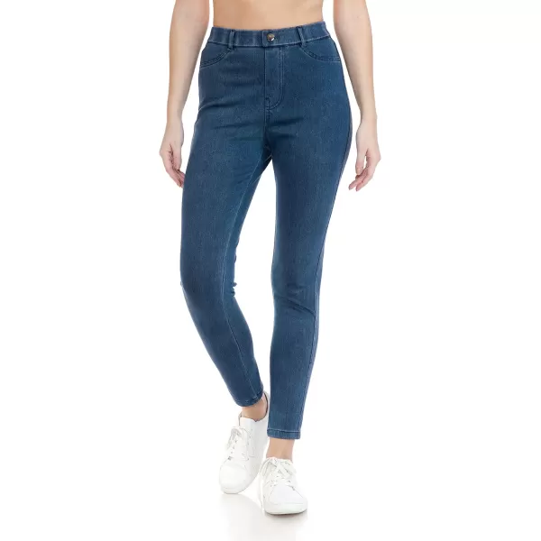Leggings Depot Women's Stretch Pull-on Skinny Denim Look Jean Leggings 