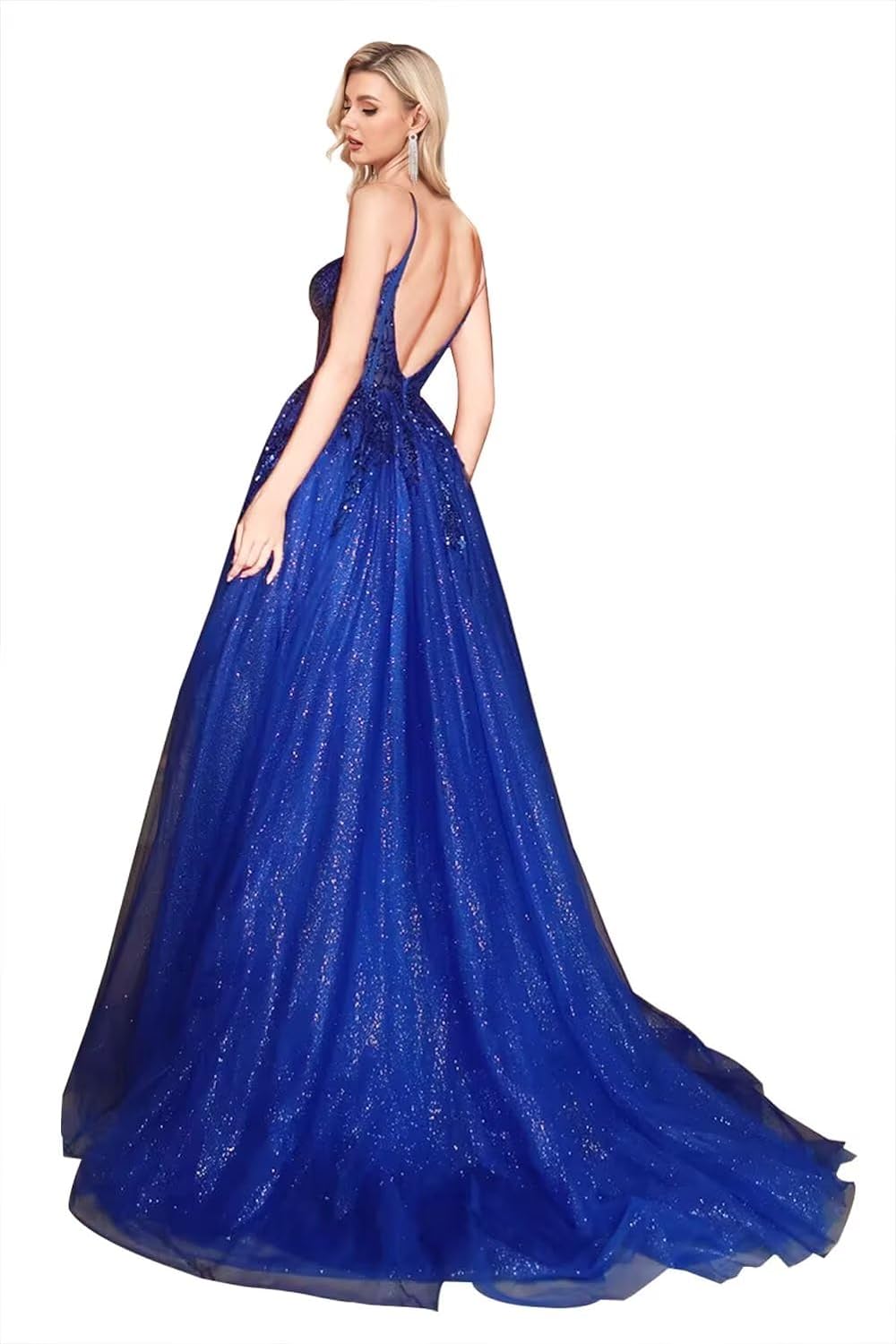 Shindress Womens Glitter Satin Prom Dresses Long 2020 With Pockets | Cyprus