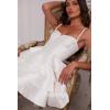 imageTiered Satin Homecoming Dresses 2025 Embroidery Short Prom Dress Spaghetti Strap Party DressWine Red