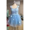 image3D Butterfly Short Homecoming Dresses Sparkly Sequin Prom Dress for Teens Off Shoulder DAMA Dresses for QuinceaneraChampagne