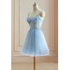imageTulle Homecoming Dresses 2025 Prom Dresses Short Sparkly Beaded Formal Party GownsBlack