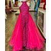 imageRomper Jumpsuits Pageant Gowns Halter Kids Party Prom Ball Gowns Formal DressesAqua