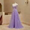 imageTulle Lace Appliques Prom Dresses Long Ball Gown for Women Spaghetti Straps Corset Backless Evening DressRoyal Blue