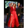 imagehomdor Long Sleeve Sequin Prom Dresses for Women Sparkly Formal Evening Dress Satin Wedding Dress with SlitYellow