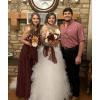 imageChiffon One Shoulder Bridesmaid Dresses with Slit ALine Long Formal Party Dress with PocketsDusty Blue