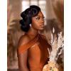 imageOne Shoulder Mermaid Bridesmaid Dresses for Wedding Long Prom Dresses Bodycon Formal Party Gowns with SlitDusty Orange