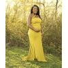 imageOne Shoulder Satin Bridesmaid Dresses Mermaid Prom Dress Long Bodycon Formal Wedding Dress for WomenMustard Yellow