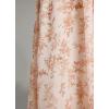 imageWomens Chiffon Bridesmaid Dresses Long Spaghetti Straps V Neck Ruched A Line Formal DressFloral Blush