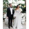 imageLong Sleeve Wedding Dress Plus Size Prom Dress 2024 Tulle Ball Gown Princess Formal Evening Gowns for WomenTeal