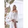 imageLong Sleeve Wedding Dress Plus Size Prom Dress 2024 Tulle Ball Gown Princess Formal Evening Gowns for WomenWhite