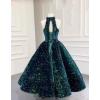 imageSequin Pageant Dress for Girls Sparkly Ball Gown Flower Girl Dresses for Wedding Princess Kids Toddle DressYellow