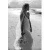 imageSimple Boho Wedding Dresses for Bride 2024 Mermaid Lace Spaghetti Straps V Neck Beach Bridal GownsAwhite