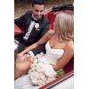 imagehomdor Strapless Prom Dresses Long Ball Gown Satin Wedding Dress for Bride A Line Formal Evening Party Gowns with SlitFuchsia