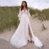 imageLong Sleeve Tulle Prom Dresses Long Lace Applique Ball Gown 2025 A Line Wedding Evening Party GownsBlack