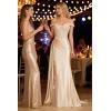 image:imageOff Shoulder Satin Prom Dresses 2026 Long Lace Beaded Mermaid Formal Dresses Pleated Evening Party Gown with Slit TailSilver