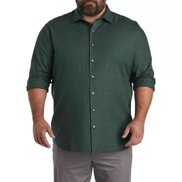 DXL Synrgy Men's Big and Tall Check Sport Shirt