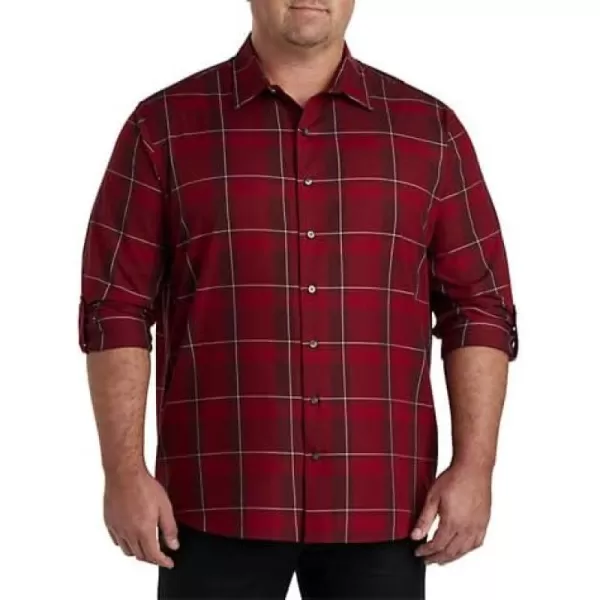 DXL Synrgy Men's Big and Tall Large Plaid Sport Shirt