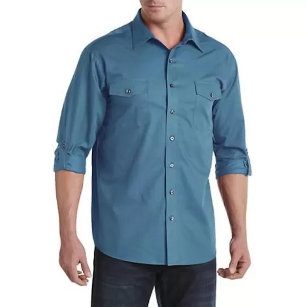 DXL Synrgy Men's Big and Tall Slub Officer Sport Shirt