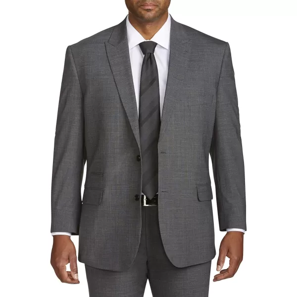 DXL Synrgy Big and Tall Performance Stretch Suit Jacket, Grey