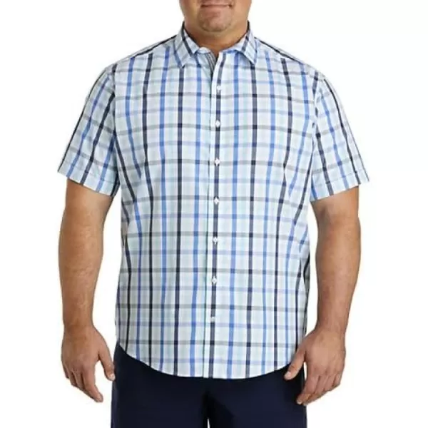 DXL Synrgy Men's Big and Tall Small Check Sport Shirt