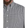 imageDXL Big  Tall Essentials Mens Big and Tall Gingham Poplin ShortSleeve Sport ShirtBlack Multi