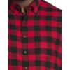 imageDXL Big  Tall Essentials Mens Big and Tall Plaid Flannel Sport ShirtRed Black Plaid