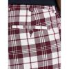 imageDXL Big  Tall Essentials Mens Big and Tall Plaid ShortsBurgundy Multi