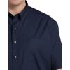 imageDXL Big  Tall Essentials Mens Big and Tall Poplin ShortSleeve Sport ShirtNavy