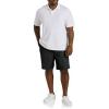 imageDXL Big  Tall Essentials Mens Big and Tall Twill ShortsBlack