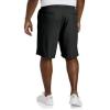 imageDXL Big  Tall Essentials Mens Big and Tall Twill ShortsBlack