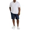 imageDXL Big  Tall Essentials Mens Big and Tall Twill ShortsNavy