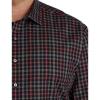 imageDXL Synrgy Mens Big and Tall Check Sport ShirtBlack Grey