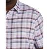 imageDXL Synrgy Mens Big and Tall Large Plaid Sport Shirt Purple Blue 6XLPurple Blue