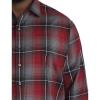 imageDXL Synrgy Mens Big and Tall Large Plaid Sport ShirtBlackred