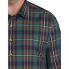 imageDXL Synrgy Mens Big and Tall Large Plaid Sport ShirtBlue Green