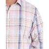 imageDXL Synrgy Mens Big and Tall Large Plaid Sport ShirtPink Multistripe