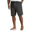 imageDXL Big  Tall Essentials Mens Big and Tall Knit PJ ShortsCharcoal