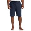 imageDXL Big  Tall Essentials Mens Big and Tall Knit PJ ShortsNavy