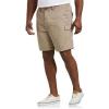 imageDXL Big  Tall Essentials Mens Big and Tall Twill Cargo ShortsDark Khaki