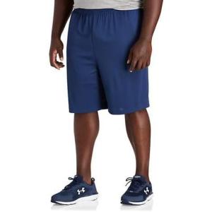 imageDXL Big  Tall Essentials Mens Big and Tall 2pk Mesh ShortsBlack Navy