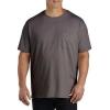 imageDXL Big  Tall Essentials Mens Big and Tall 2pk Crewneck TShirtsGrey