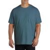 imageDXL Big  Tall Essentials Mens Big and Tall 2pk Crewneck TShirtsTeal