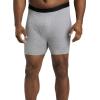 imageDXL Big  Tall Essentials Mens Big and Tall 5pk Assorted Boxer BriefsBlack Grey Multi