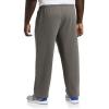 imageDXL Big  Tall Essentials Mens Big and Tall Fleece SweatpantsGrey