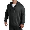 imageDXL Big  Tall Essentials Mens Big and Tall FullZip Fleece HoodieBlack